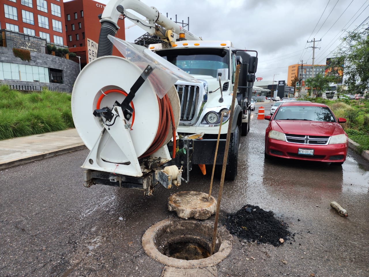 Interapas mantiene atención a zonas inundables de la ciudad, durante temporada de lluvias