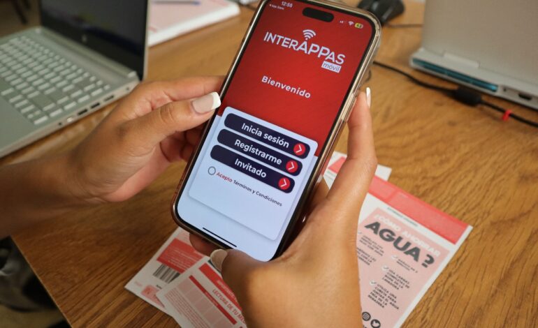 Nueva actualización de “InterAppas Móvil” permite descargar recibos y consultar el histórico de pagos desde el celular