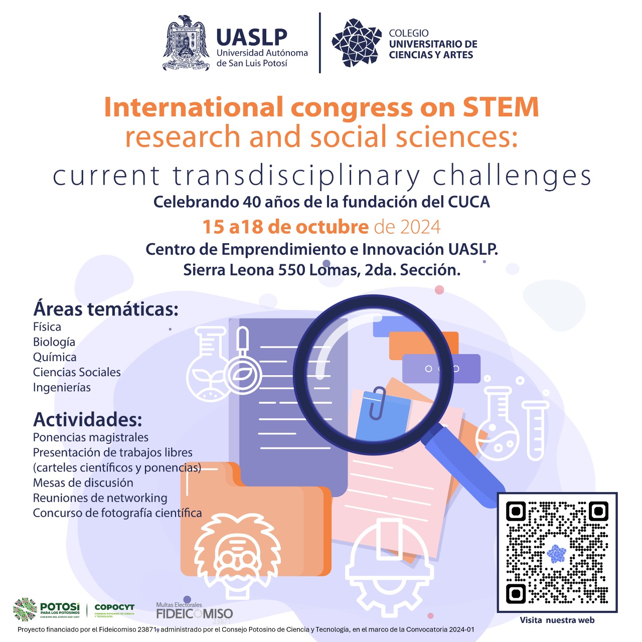 Colegio Universitario de Ciencias y Artes de la UASLP celebrará 40 años con Congreso Internacional