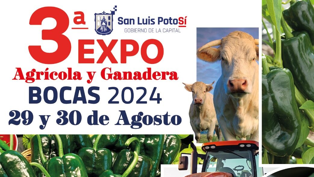 Ayuntamiento de SLP prepara la tercera edición de la Expo Agrícola y Ganadera 2024 en Bocas